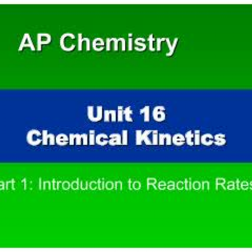 EHS AP Chem Unit 16 part 1