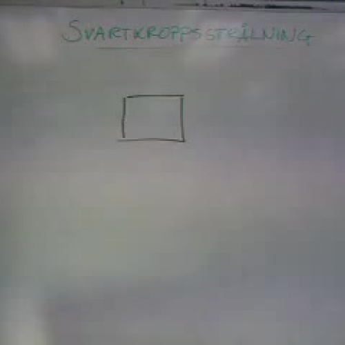 Svartkroppsstrålning