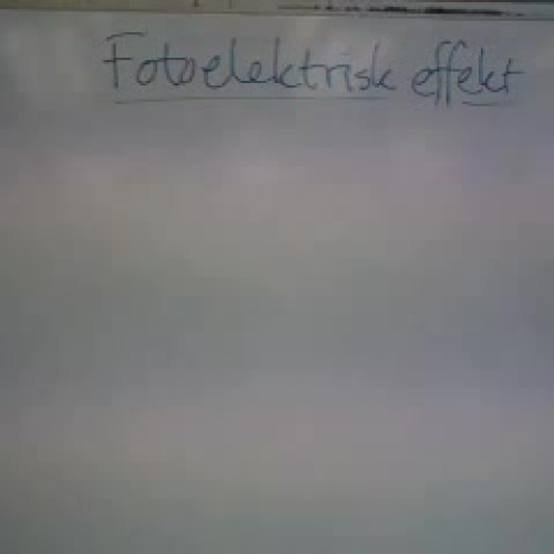 Fotoelektrisk effekt