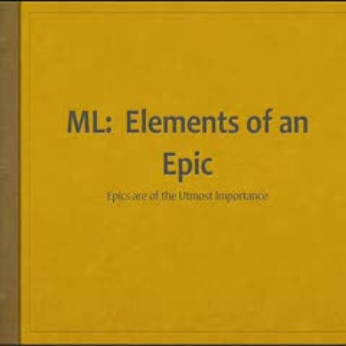 ML - Elements of Epic