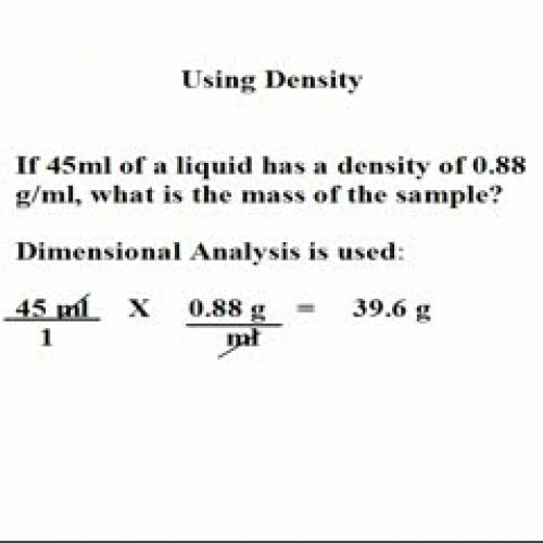 Density Problem 1