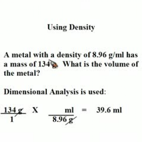 Density Problem 2