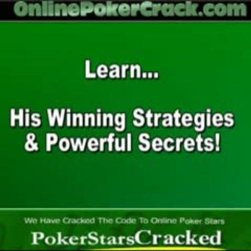 Online PokerStars Cracked