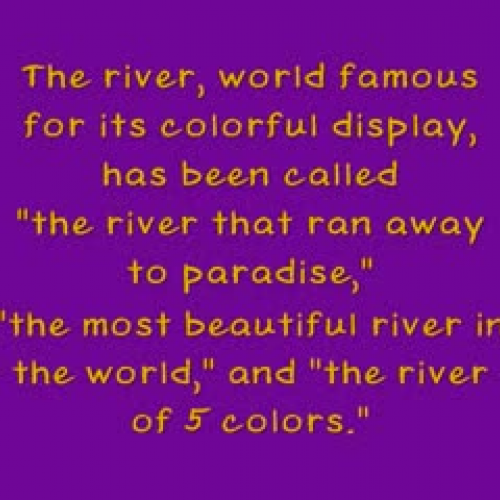 River of Five Colors