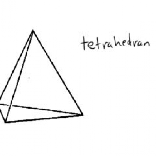 What is a tetrahedron?