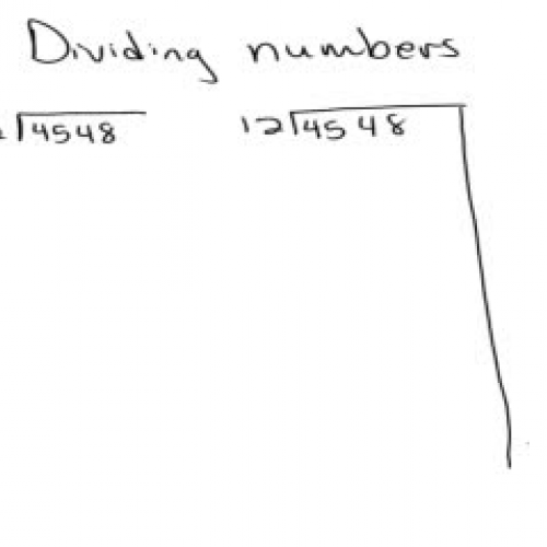 Dividing numbers
