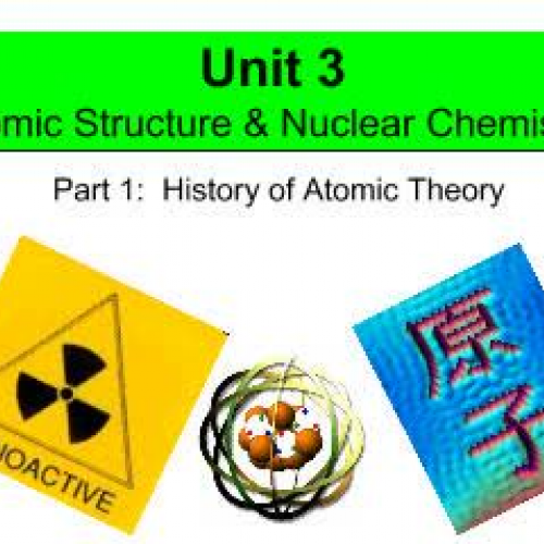EHS Chem Unit 3 part 1 Atomic Structure