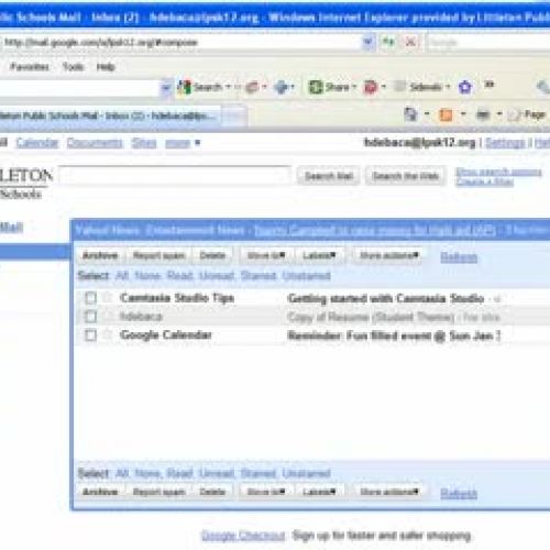 How to compose an email with an attachment