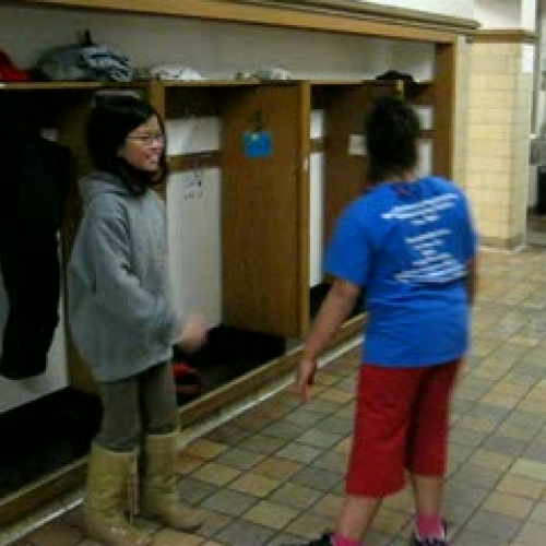 greeting in the hall