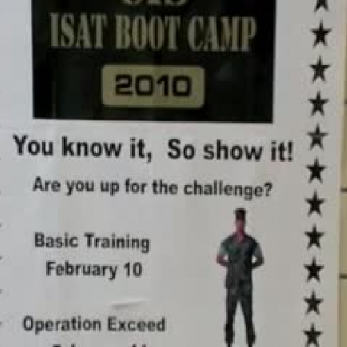 CIS ISAT Bootcamp