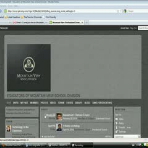 What can you do on the Ning?