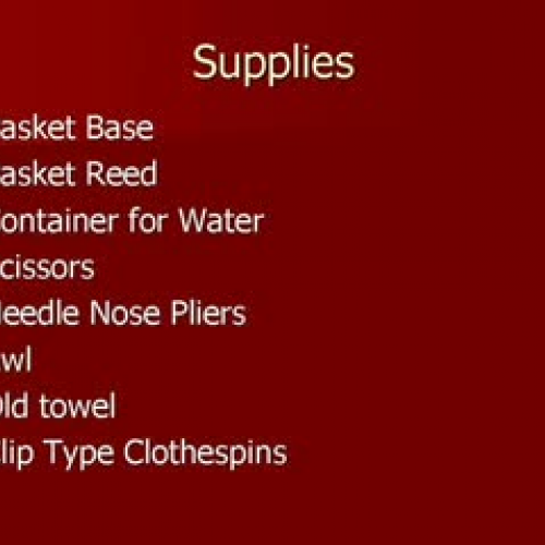 Round Fiber Woven Basket Step 1