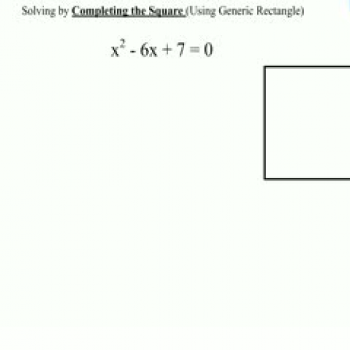 Completing the Square