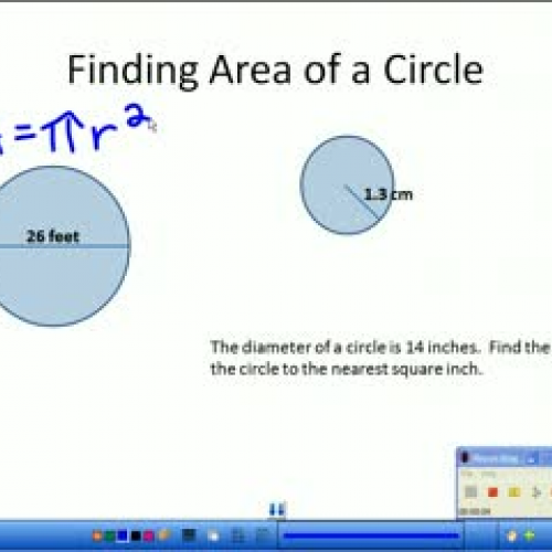  Area of a Circle