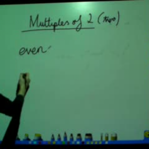multiples of 2