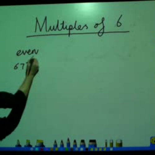 multiples of 6