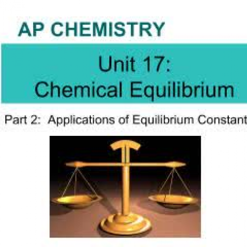 EHS AP Chem Unit 17 part 3 LeChatelier's prin