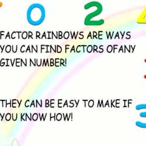 Factor Rainbows