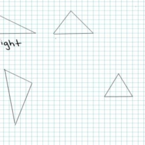 Different kinds of triangles