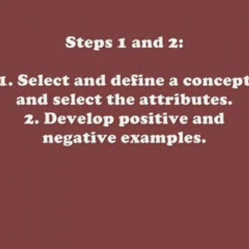 Concept Attainment Model