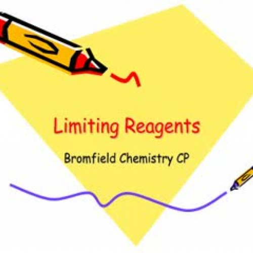 Limiting Reagents, Part I