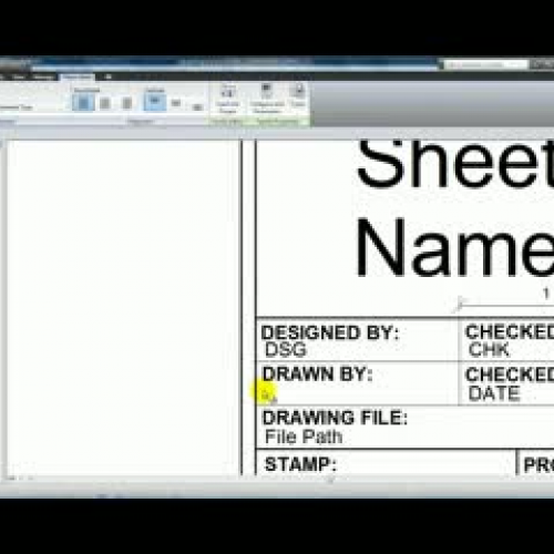 Adding Text to a Custom Titleblock
