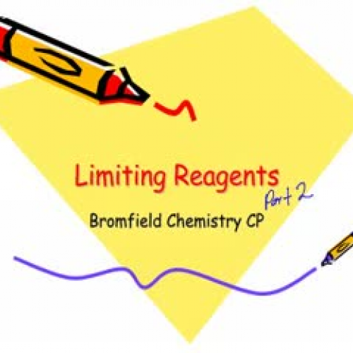 Solving Limiting Reactant Problems