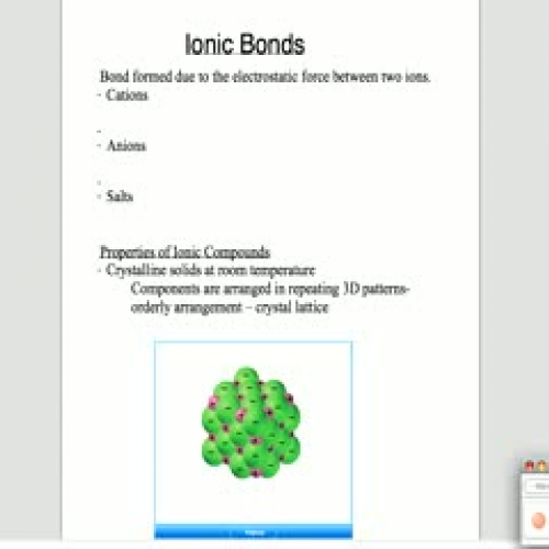 Ionic Bonds