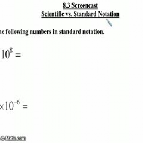 8.3 Scientific Notation