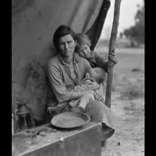 pictures of great depression