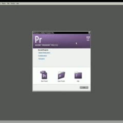 Premiere Pro Tutorial - Project Settings [1/5