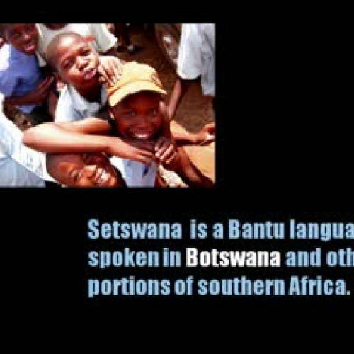 Setswana Language Presentation