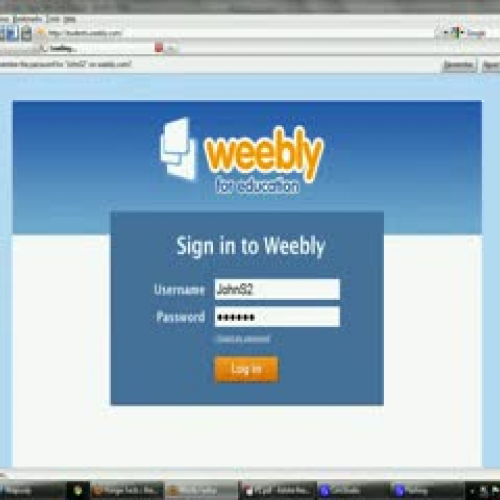 Intro to Weebly.com