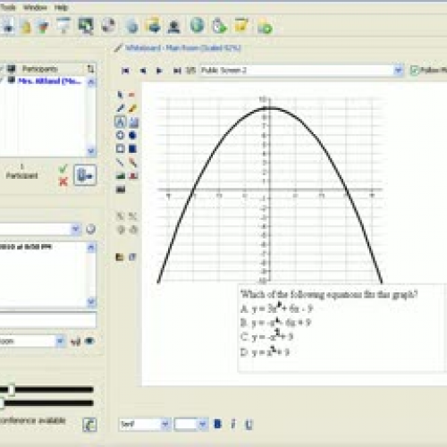Graphing Quadratic Equations - Part 1