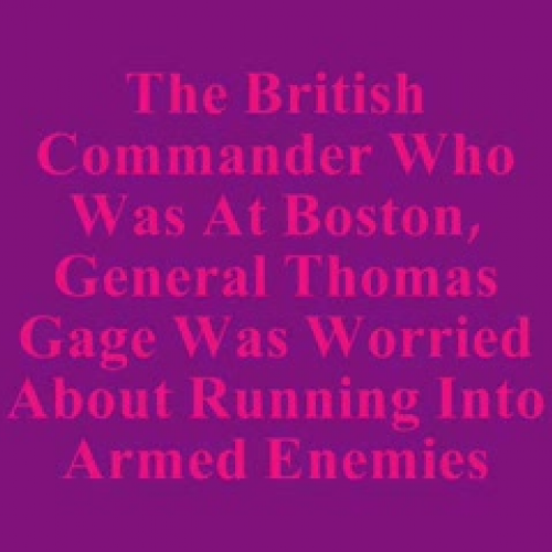 The Lexington And Concord Battle