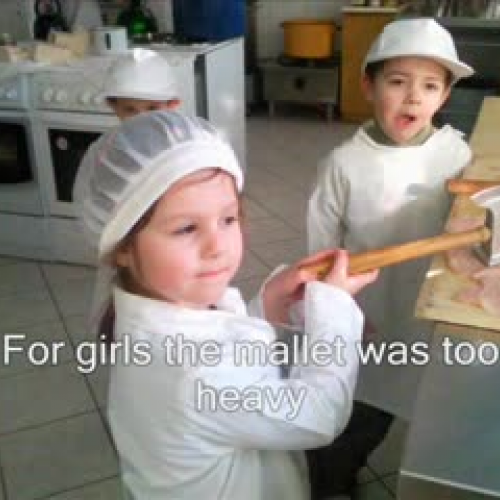 Prepering traditional Polish dish