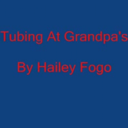 Tubing at Grandpas