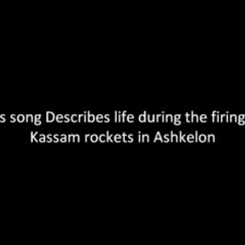 Rockets on Ashkelon