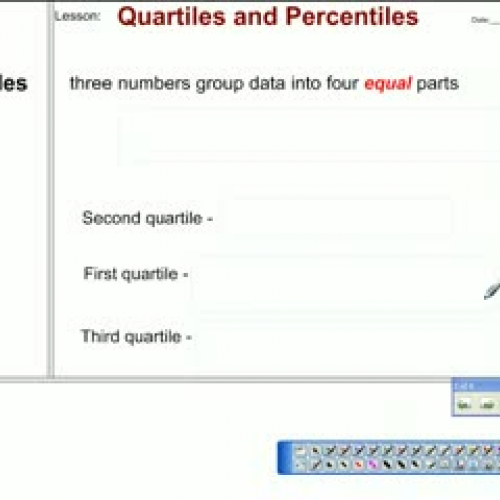 1-6: Quartiles &amp; Percentiles