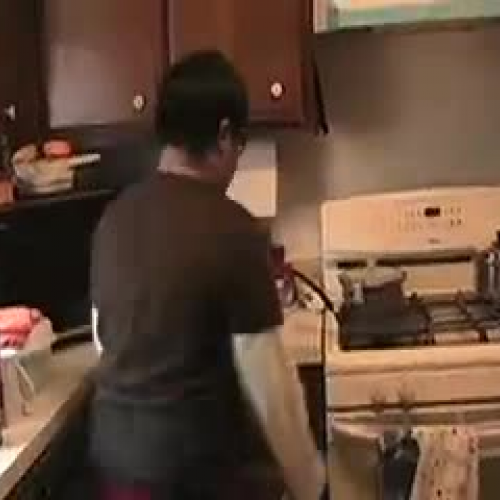 Making Grilled Cheese with Danny