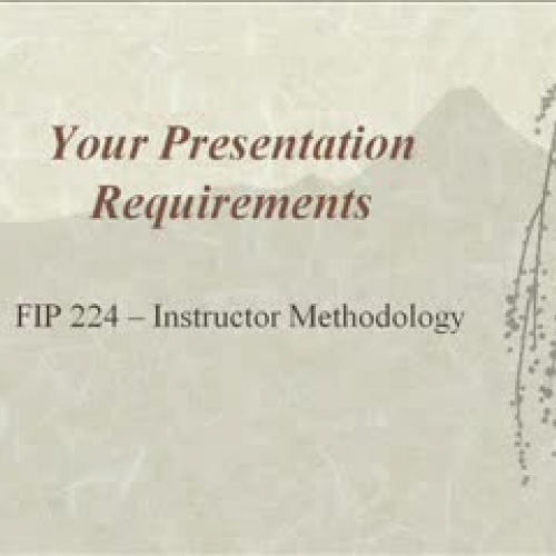 FIP 224 Final Presentation