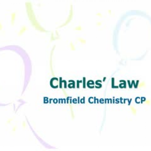 Charles Law and GuyLussacs Law