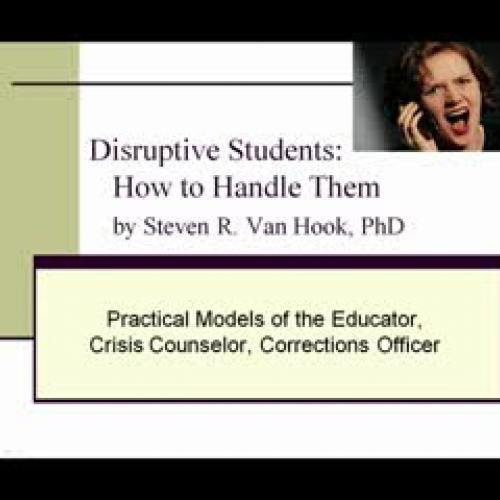 Dealing with Disruptive Students