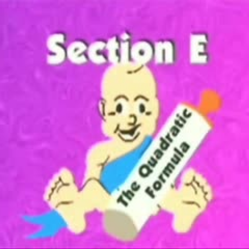 11.3 Quadratic Formula.