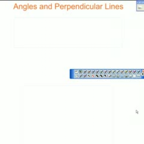 Lesson 5-2: Angles &amp; Perpendicular Lines