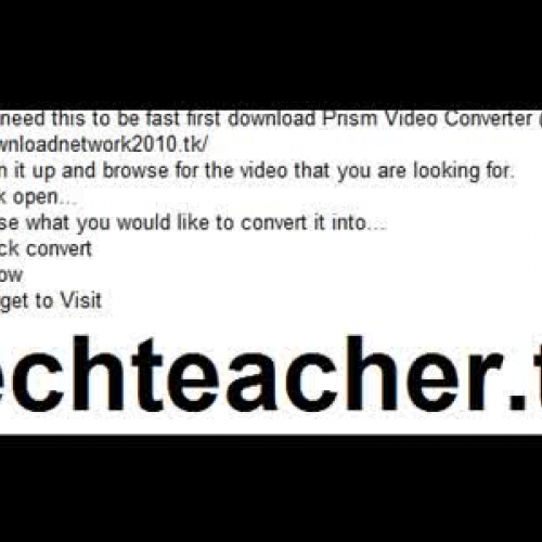 How to convert videos