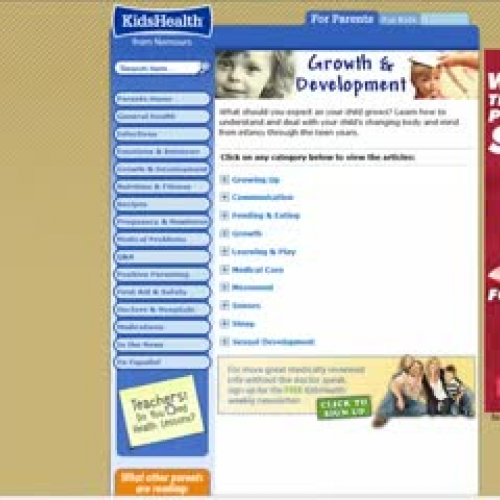 Parenting site