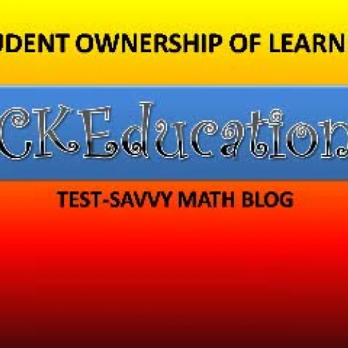 Student Ownership of Learning