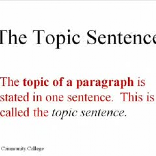 Writing Good Paragraphs