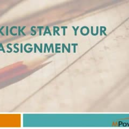 Assignment Help - Writing A Top Grade Assignm